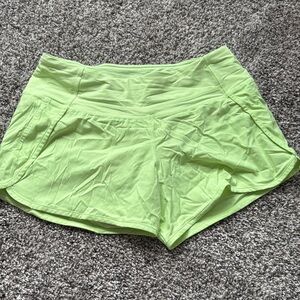 Lululemon Women's Lime Green Shorts